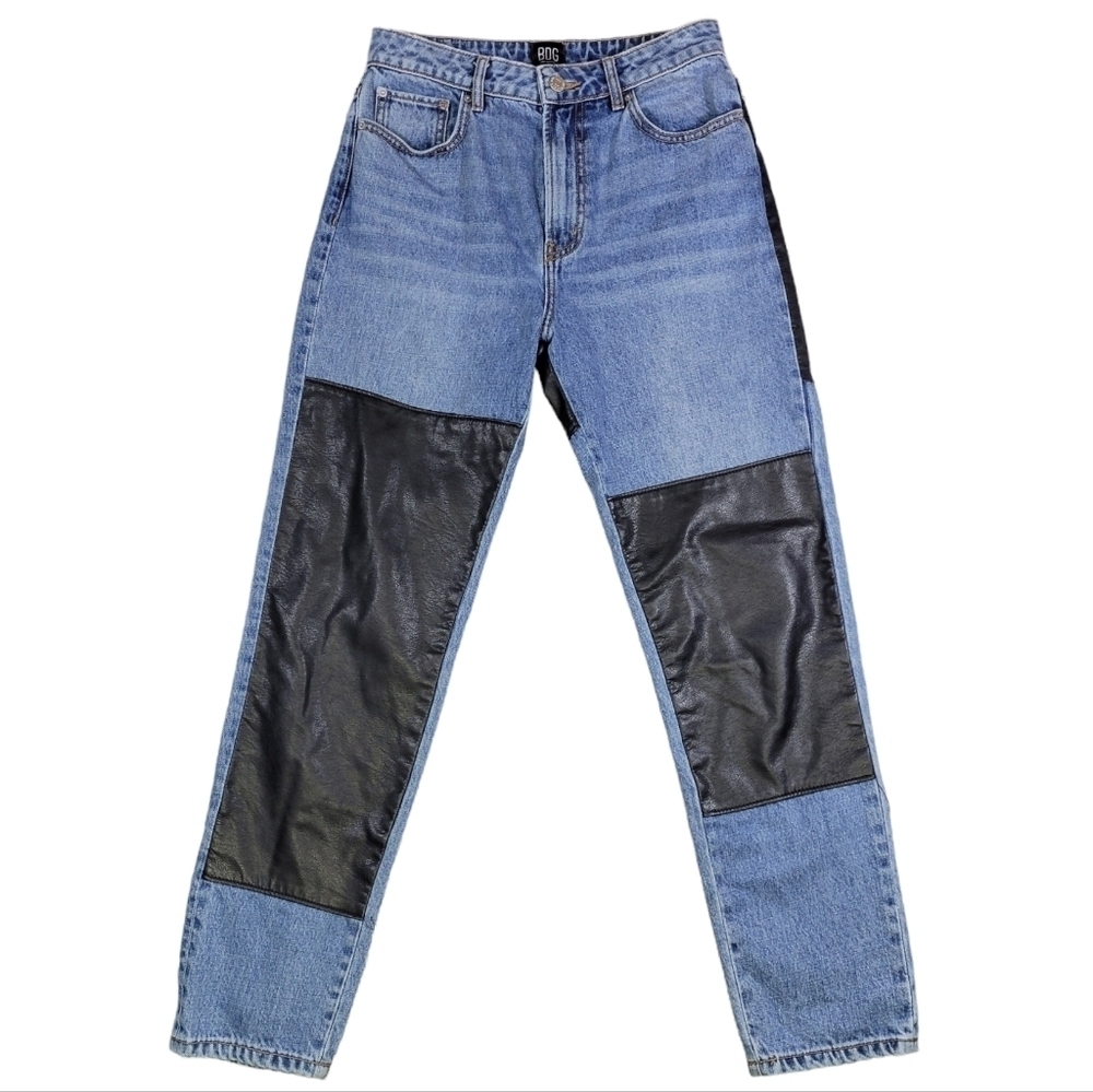 Urban Outfitters BDG Leather Patchwork‎ Jeans Size 26